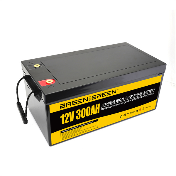 Eu Stock Fast Delivery 12V 300Ah Lifepo4 Batteries Pack Basen Best Solar System Lithium Ion Battery