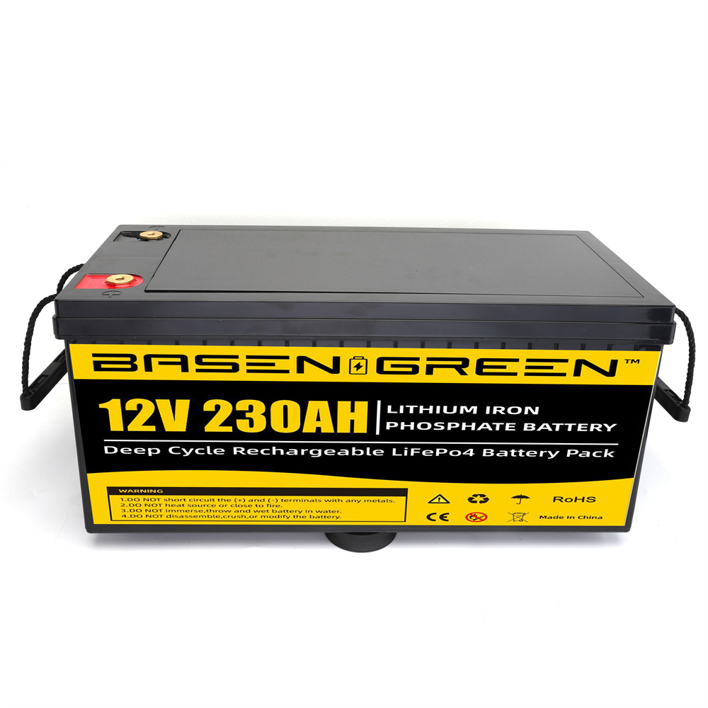 Eu Stock Fast Delivery Basen 12V 230Ah Lifepo4 Battery Pack Lithium Ion Cell 5000 Deep Cycles Times