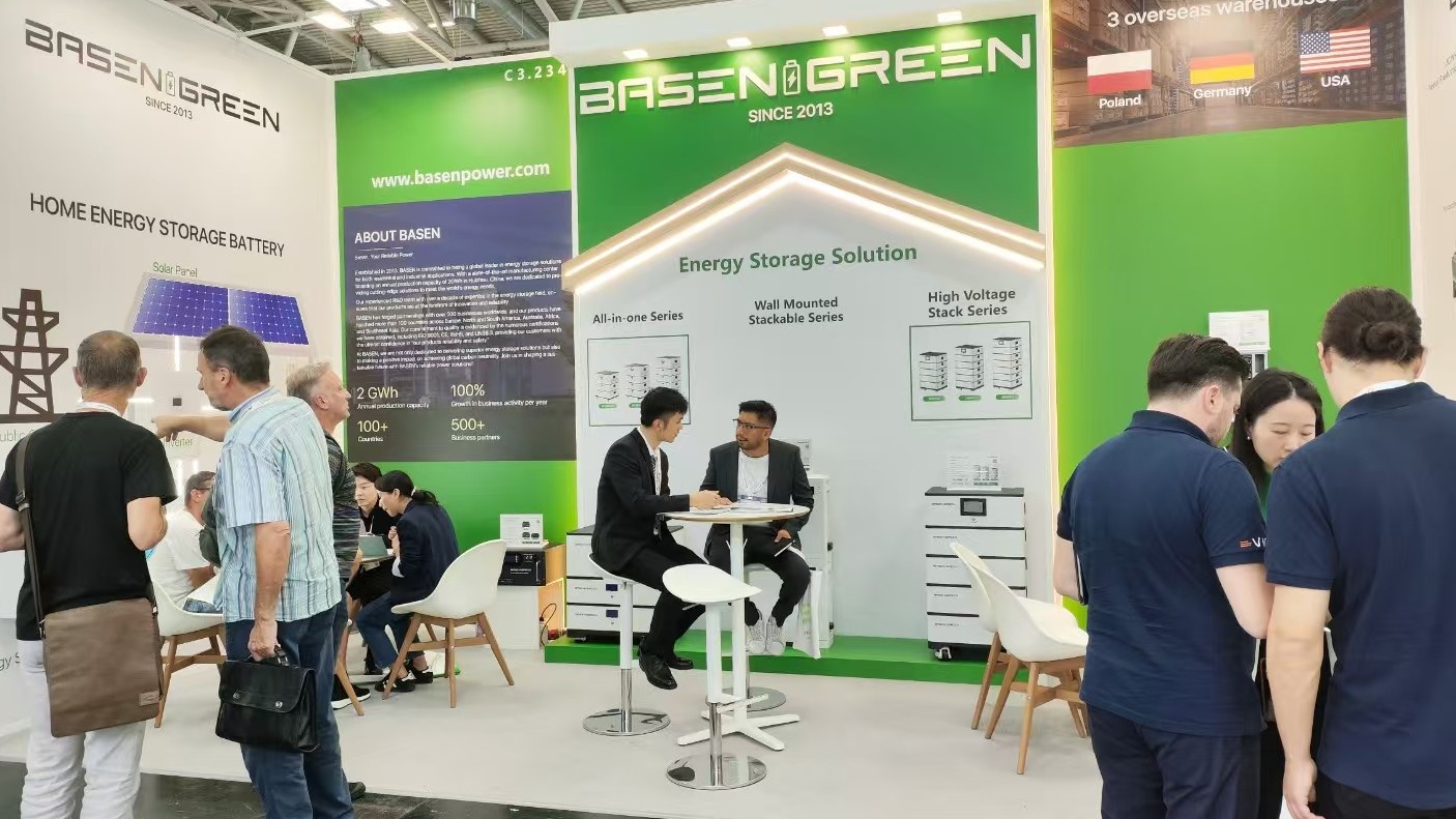 Basengreen Shines at InterSolar Germany 2024 Exhibition